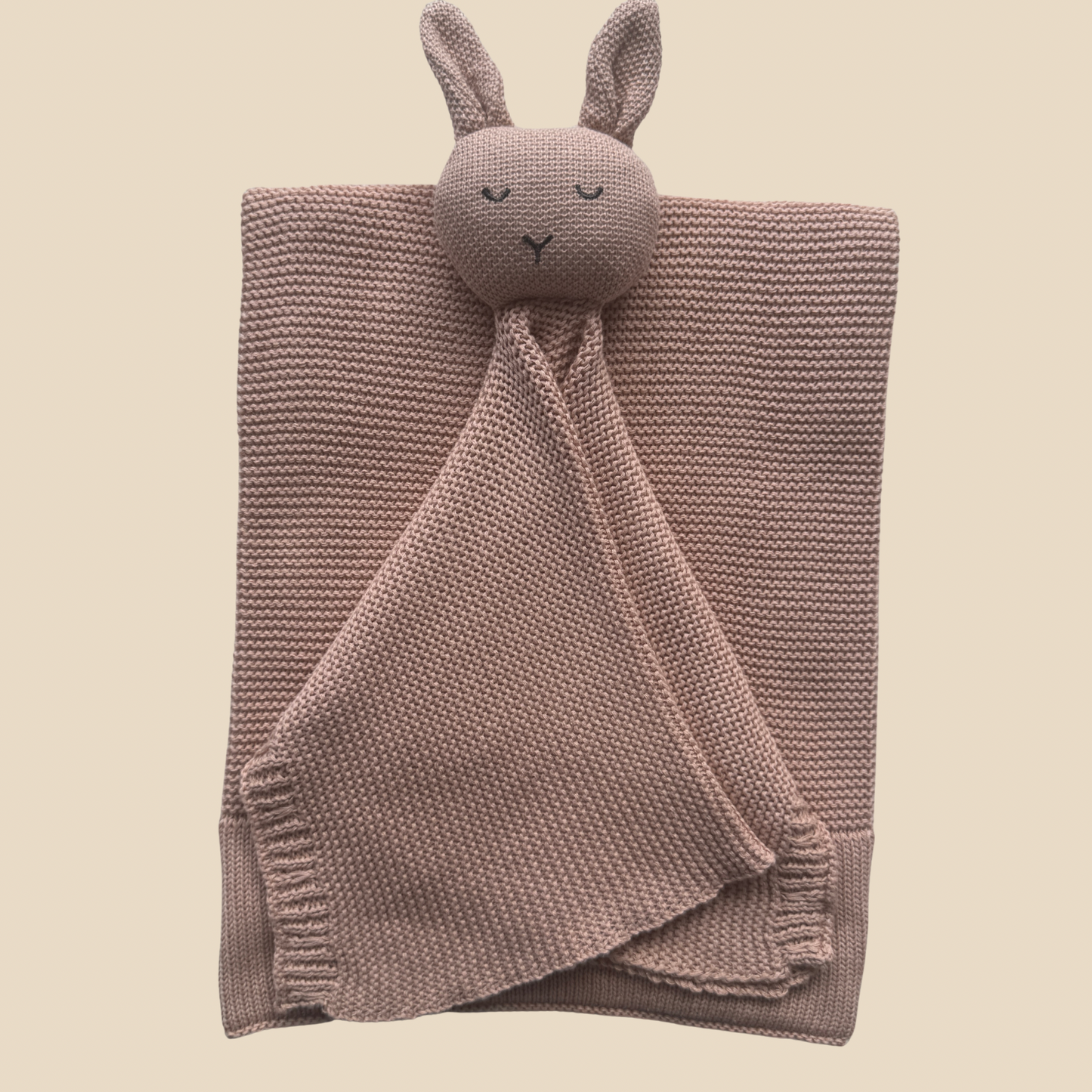 Arely - Organic Cotton Knitted Blanket - Rose