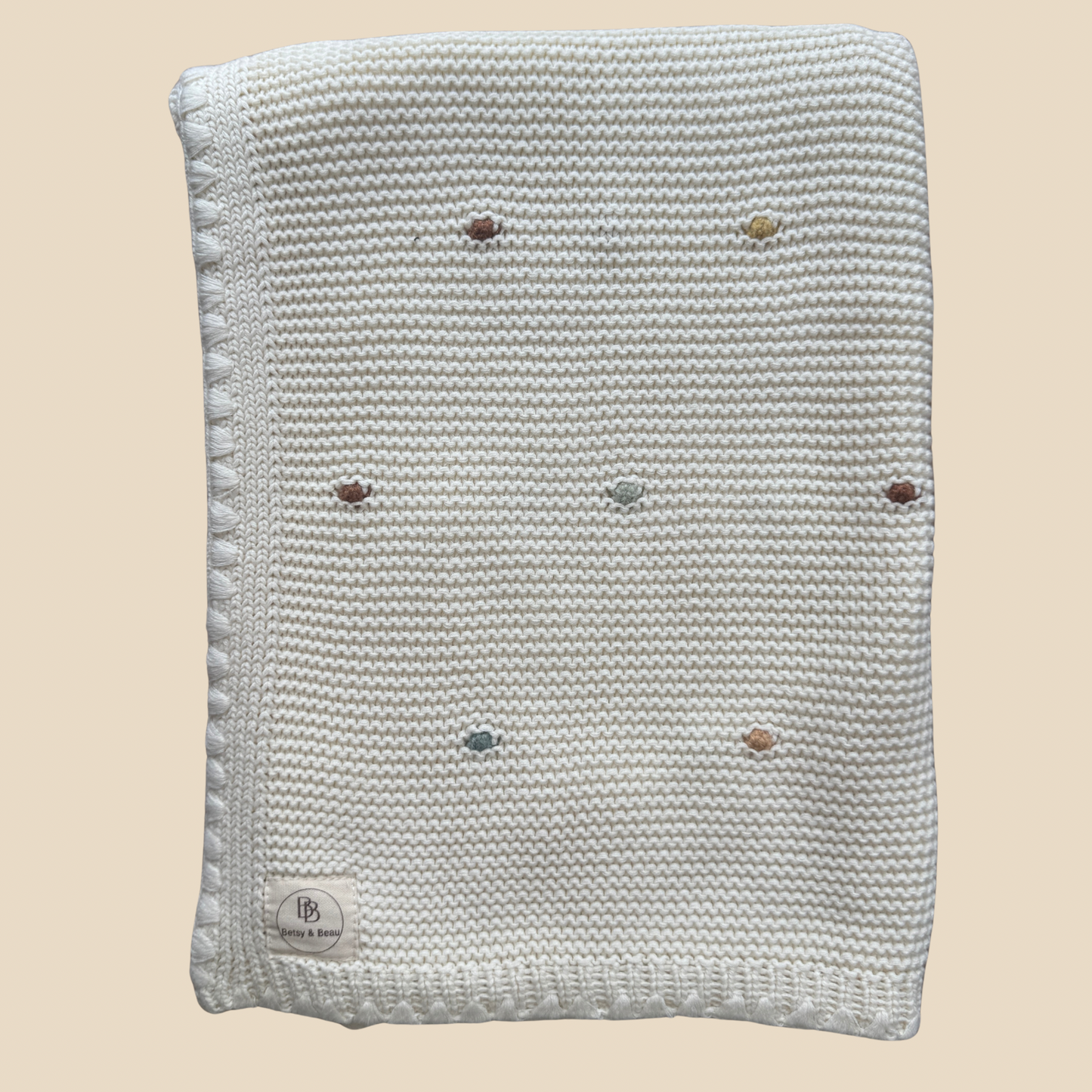 Dulce - Luxury Organic Cotton Blanket - Ivory