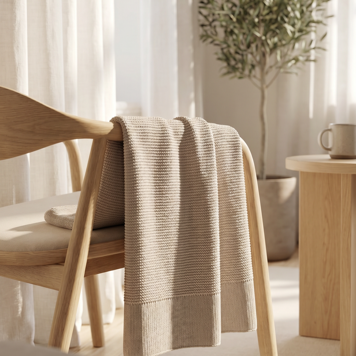 Arely - Personalised Organic Cotton Baby Blanket