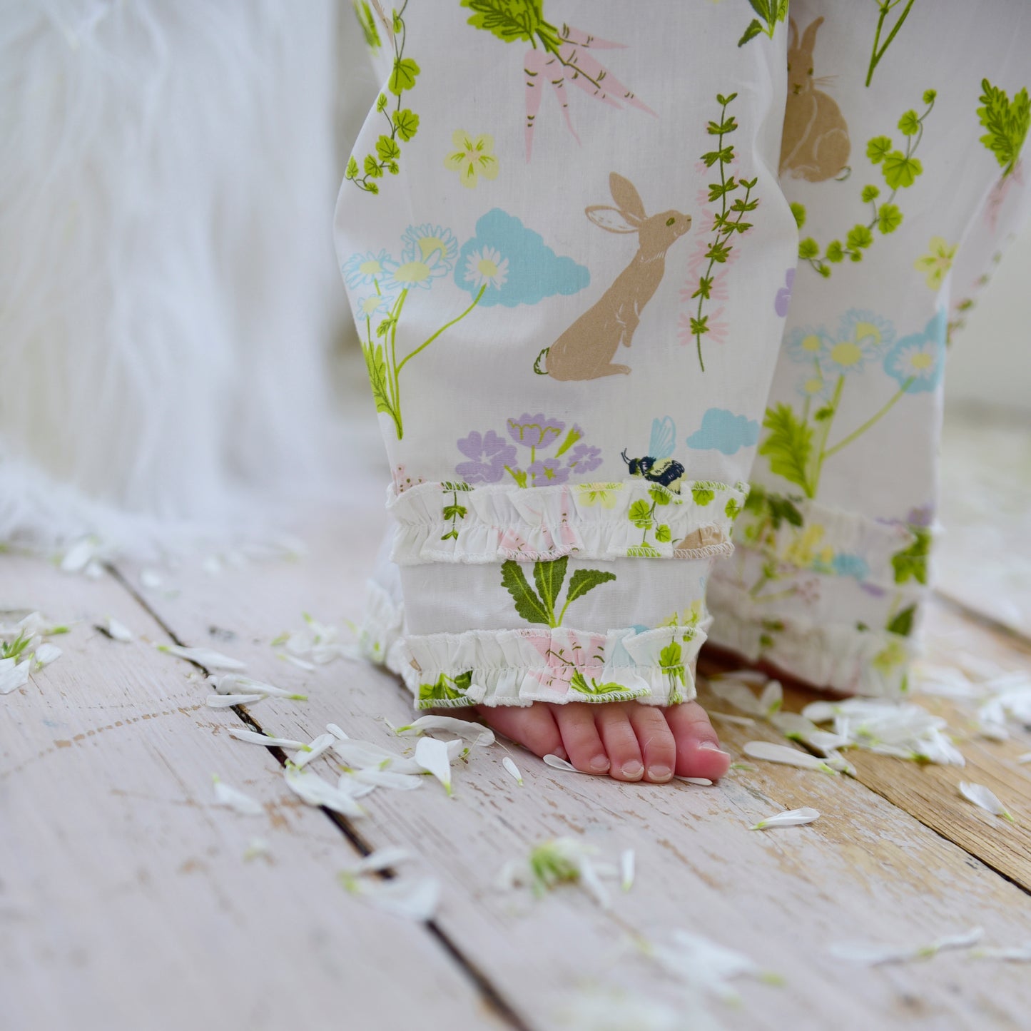 Meadow Print Traditional Cotton Pyjamas