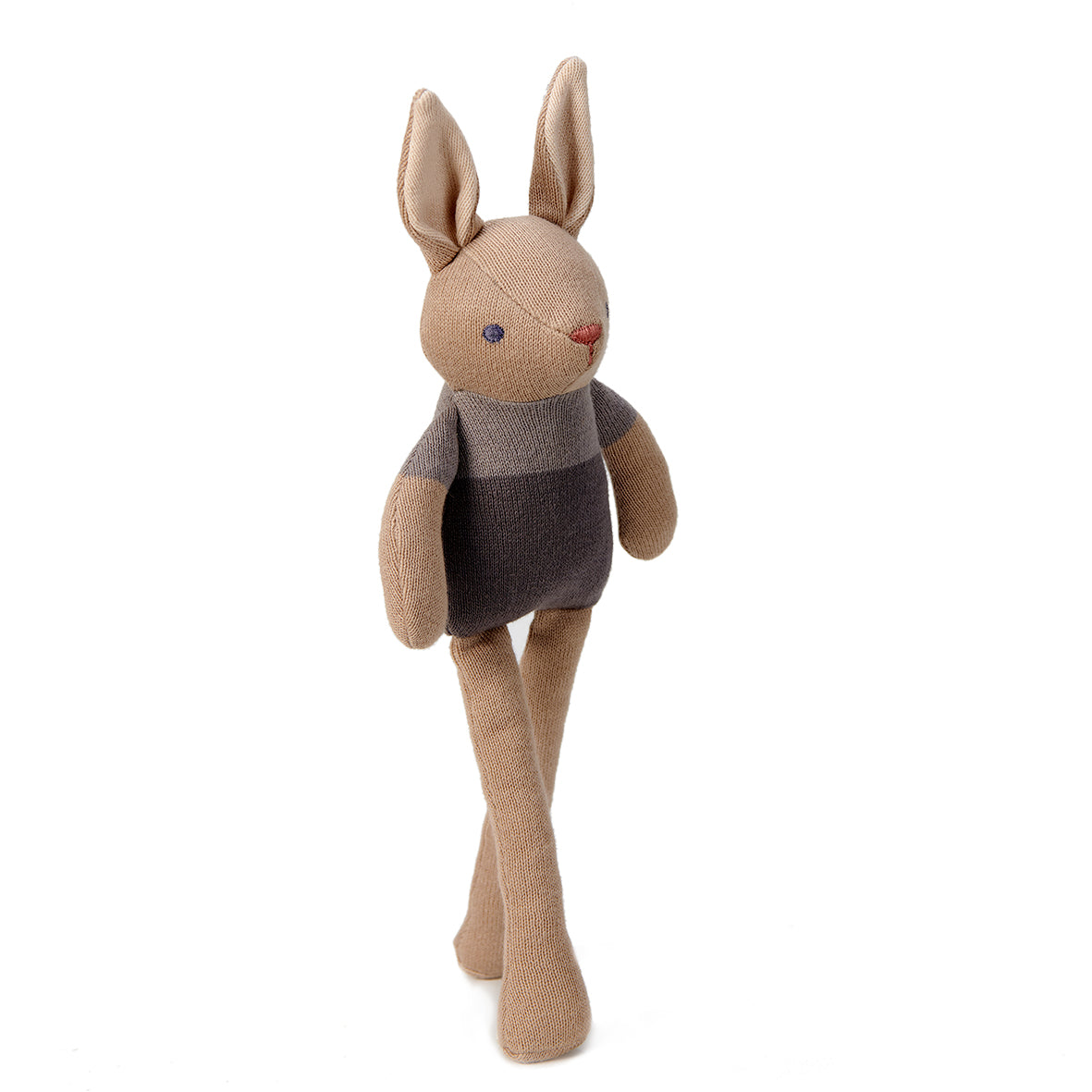 Taupe Bunny Organic Toy Gift Set