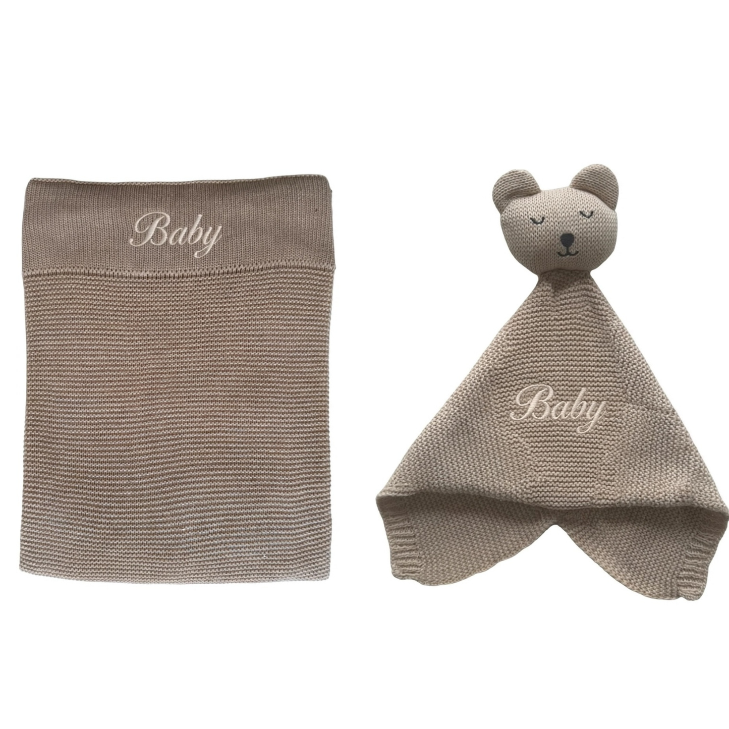 Arely - Personalised Blanket & Snuggler Gift Set - Oatmeal