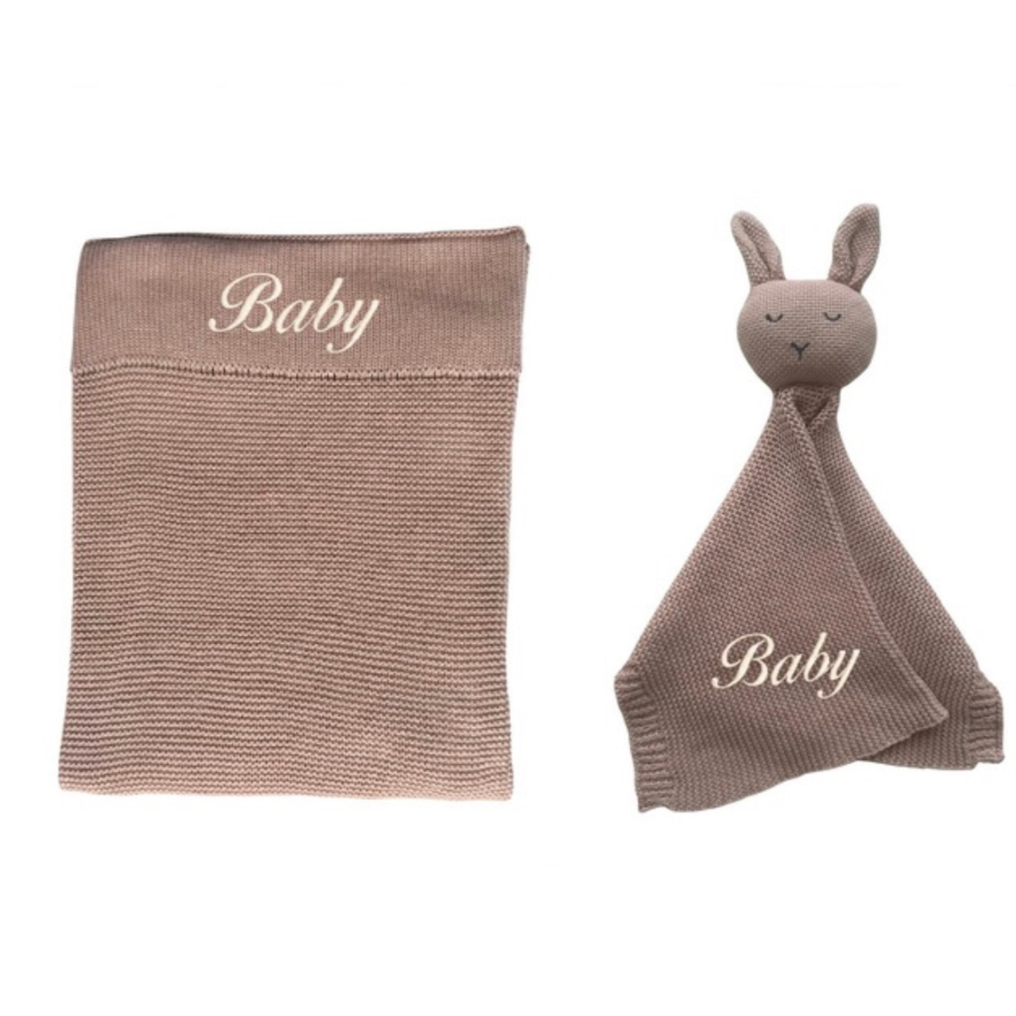 Arely - Personalised Blanket & Snuggler Gift Set - Rose