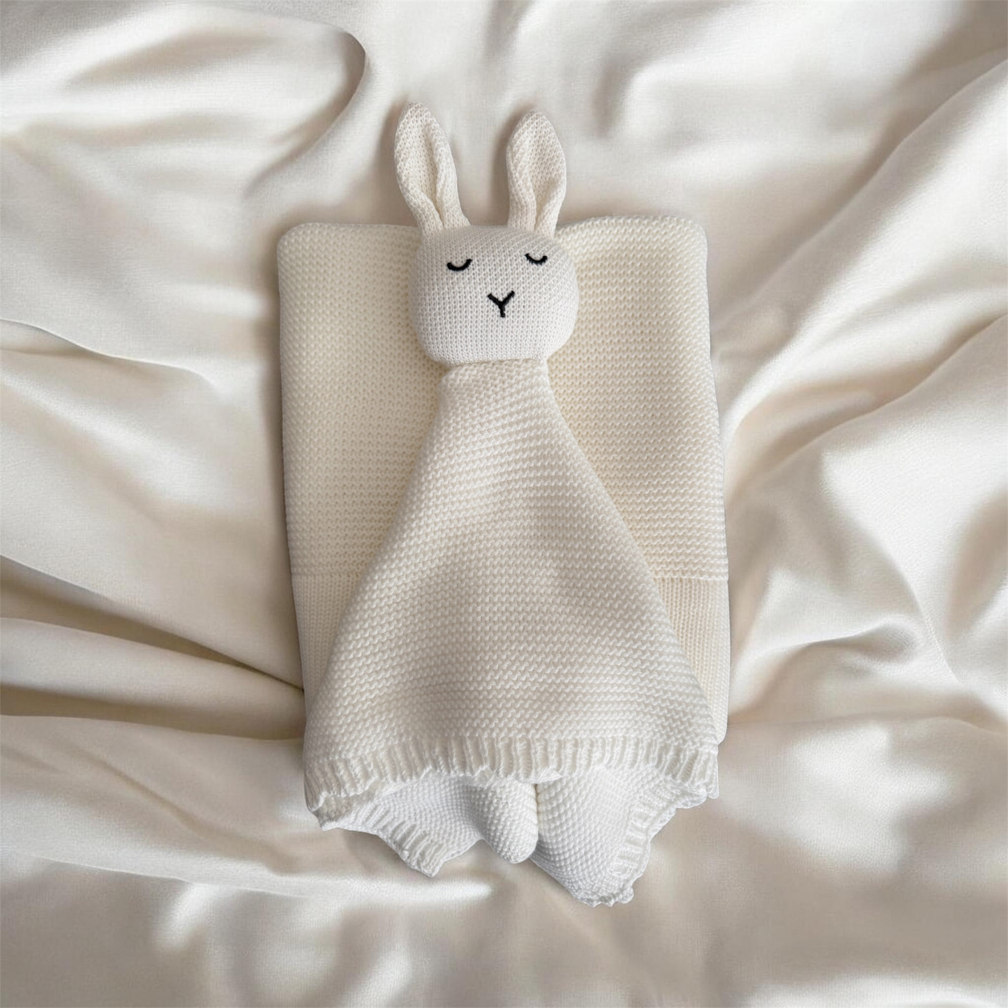 NEW - Arely - Personalised Blanket & Snuggler Gift Set - Soft Cloud White