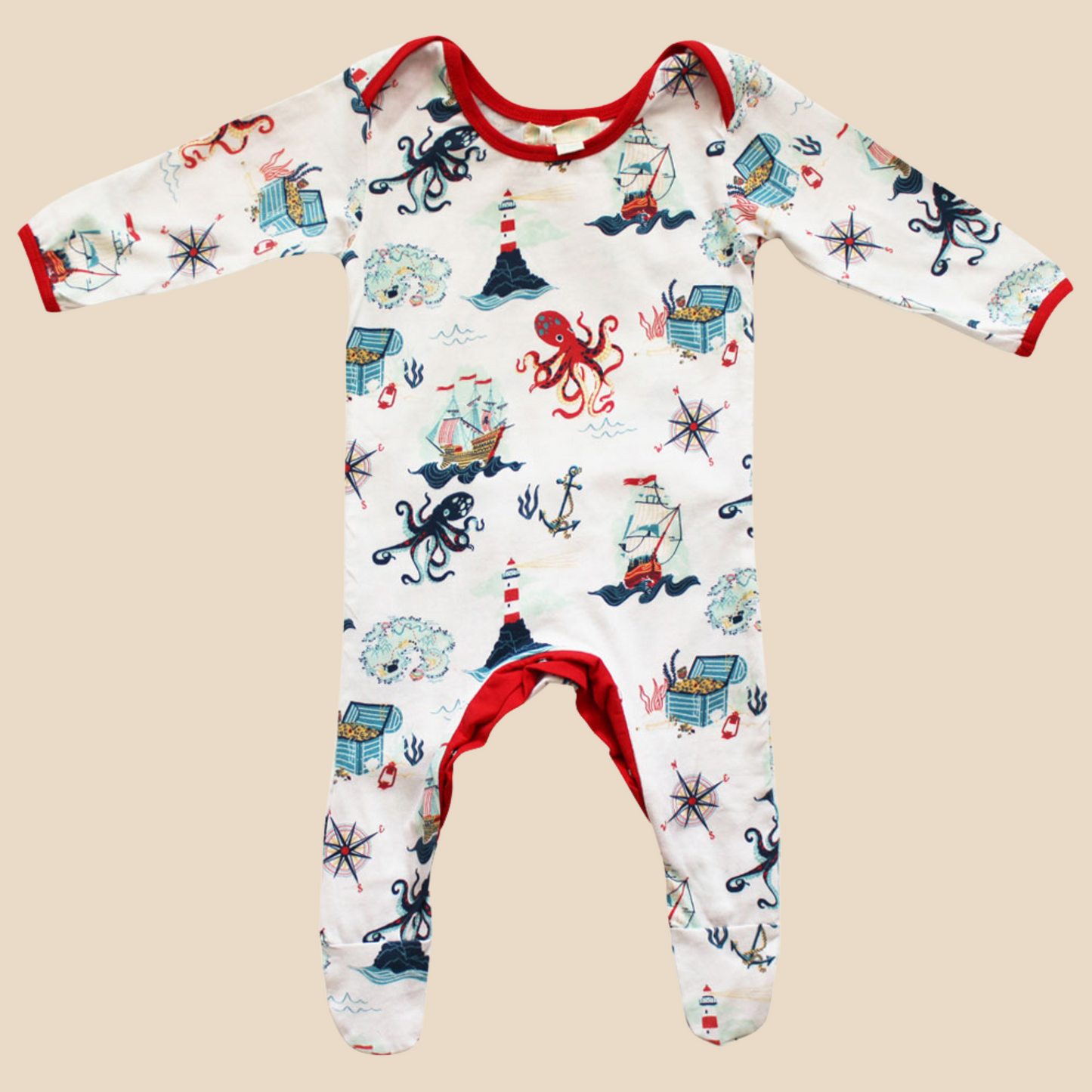 High Seas Print Jumpsuit