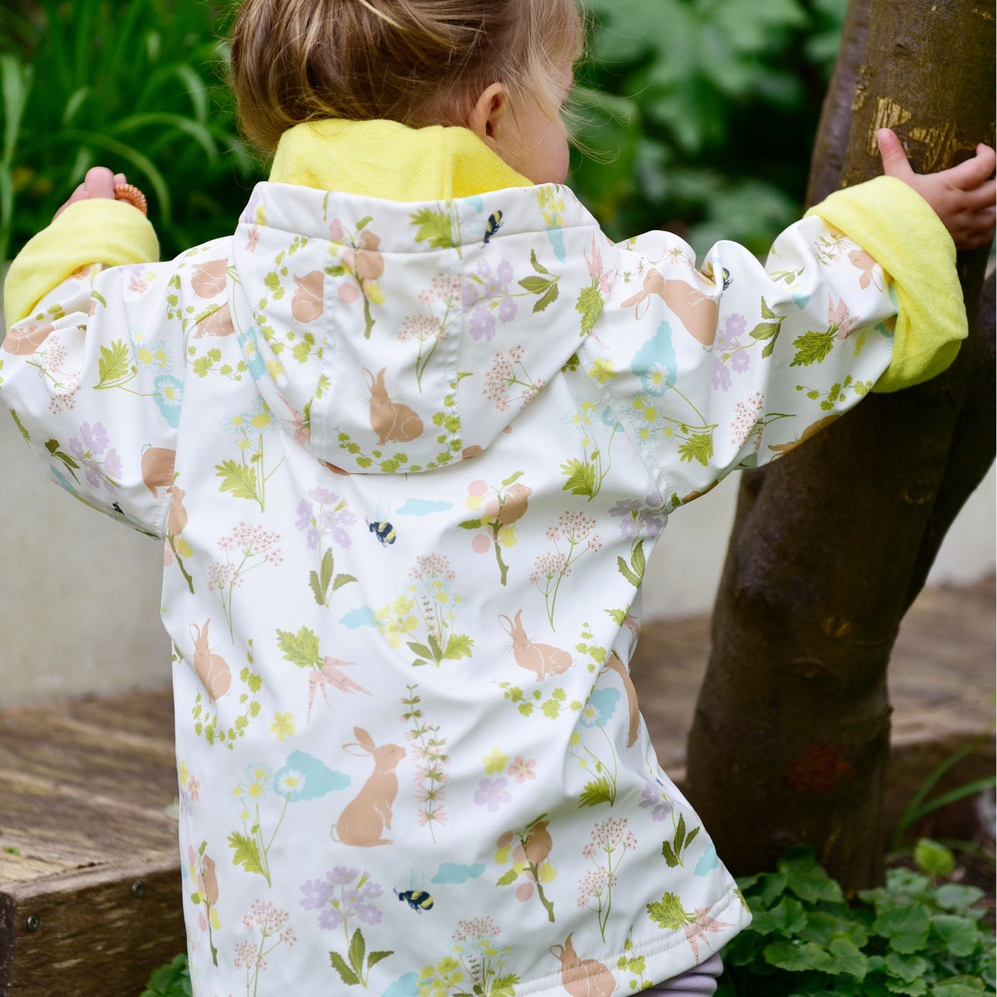 Meadow Print Raincoat