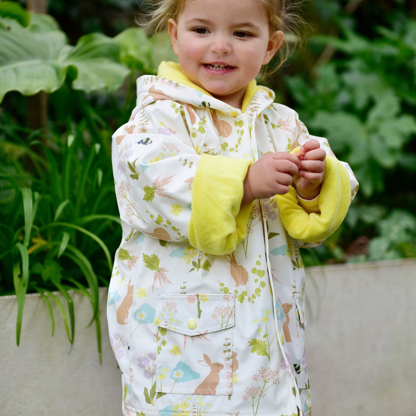 Meadow Print Raincoat