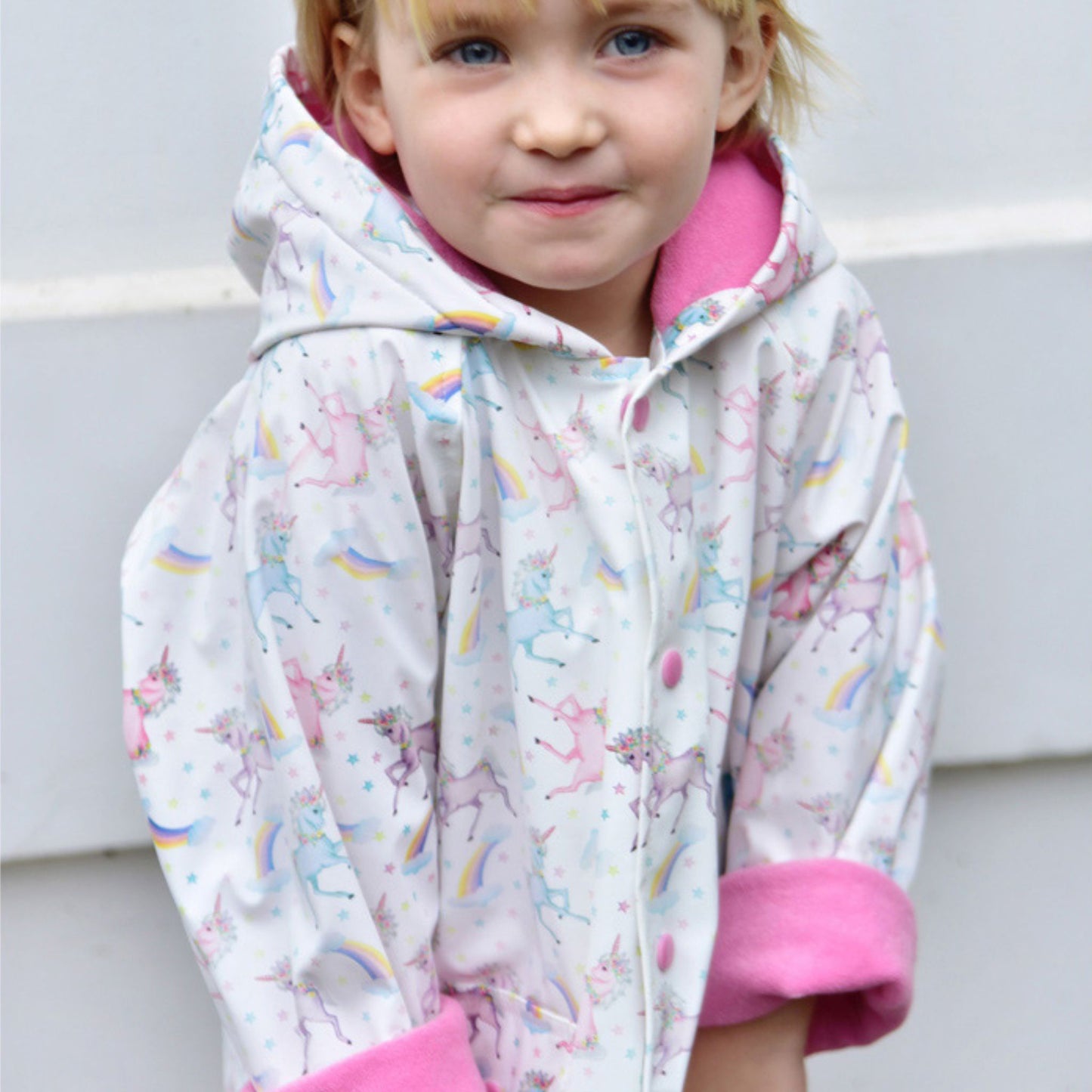 Unicorn Print Raincoat