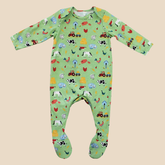 Farmyard Print Jumpsuit