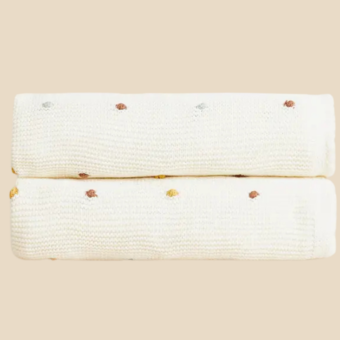 Dulce - Luxury Organic Cotton Blanket - Ivory