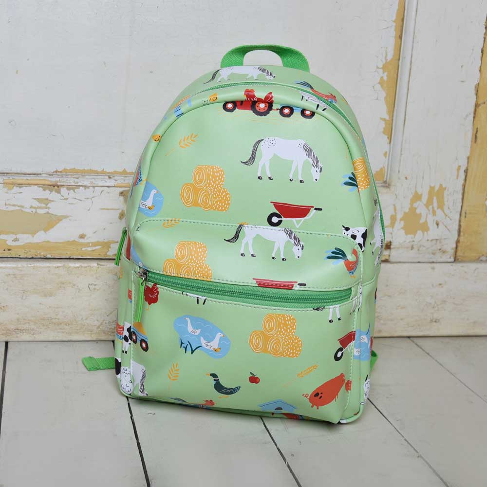 Farmyard Print Raincoat - SOLD OUT