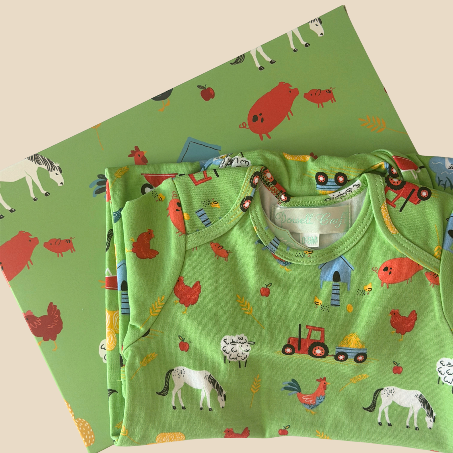 Farmyard Print Jumpsuit