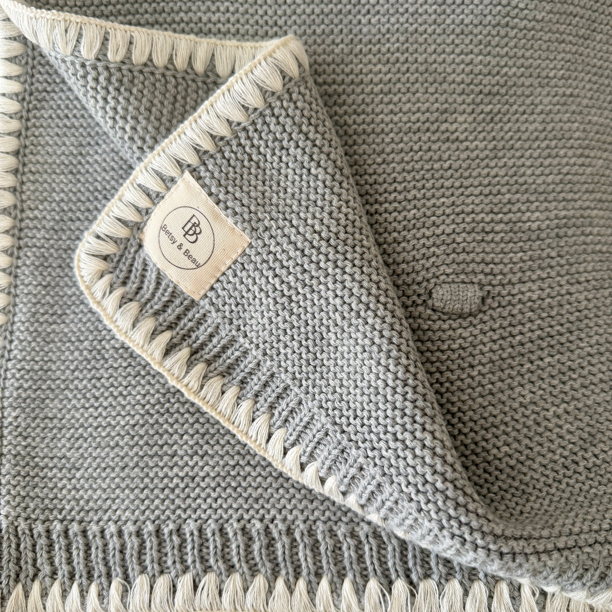 Ramona - Organic Cotton Knitted Blanket