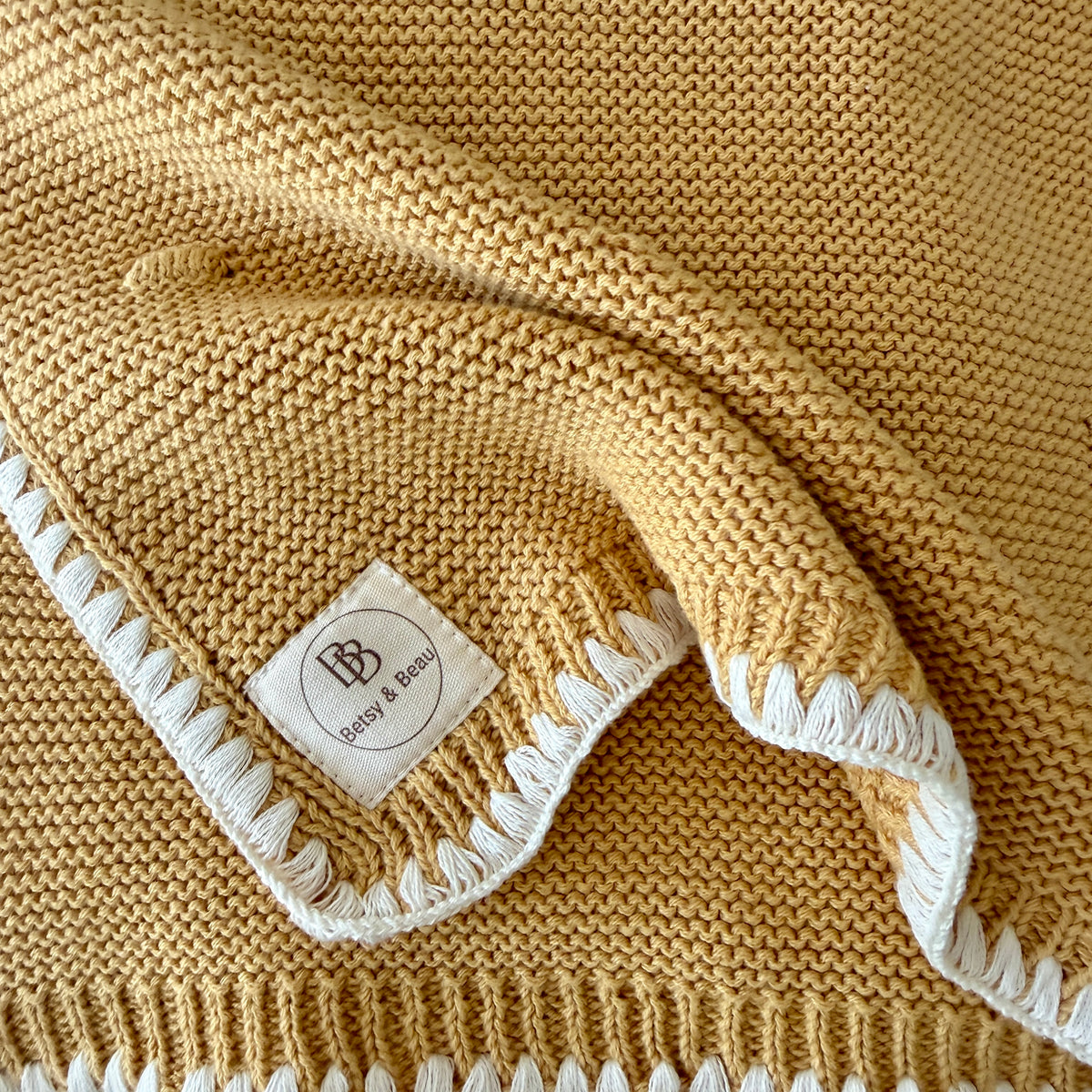 Ramona - Organic Cotton Knitted Blanket
