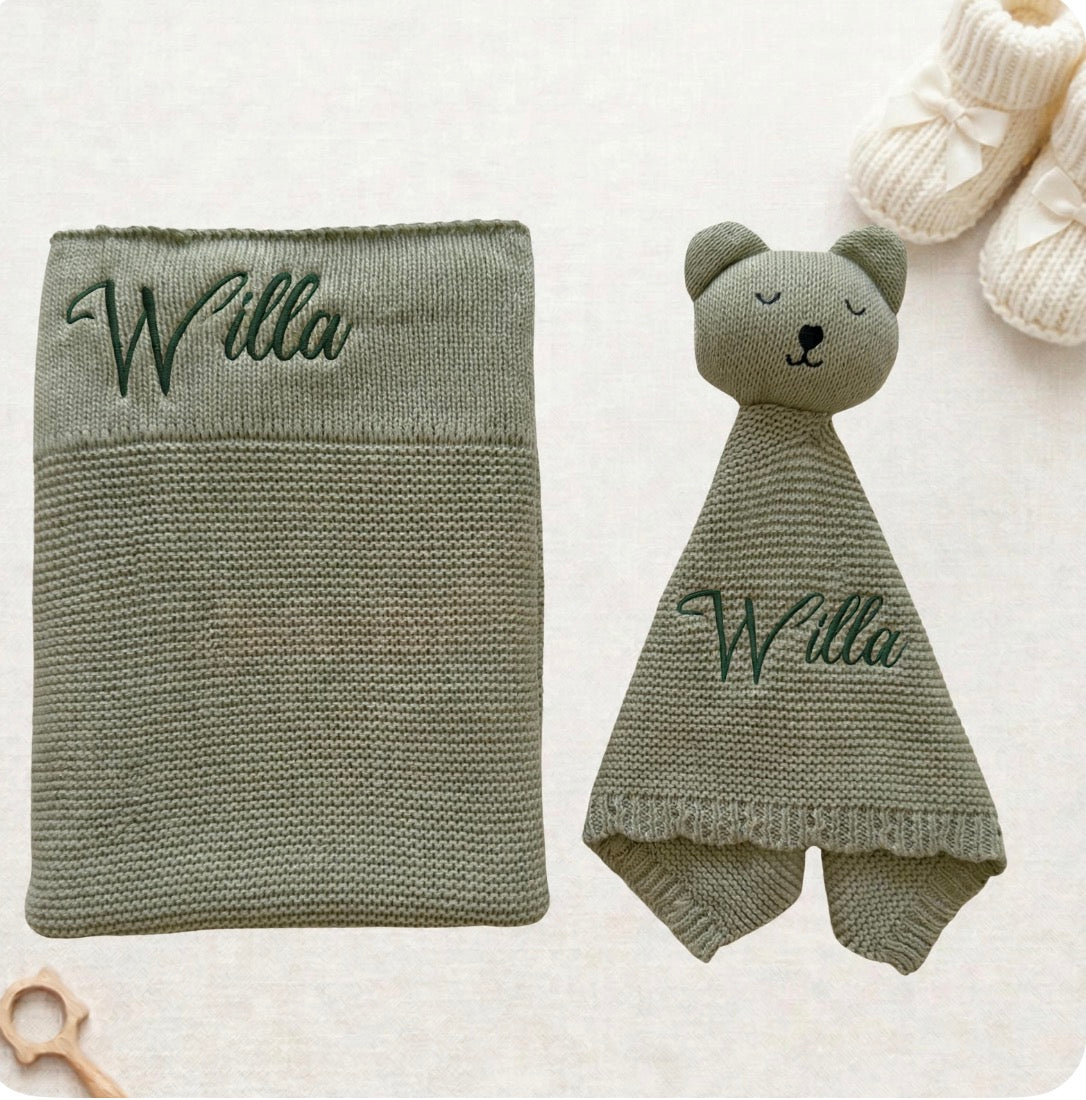 Arely - Personalised Blanket & Snuggler Gift Set