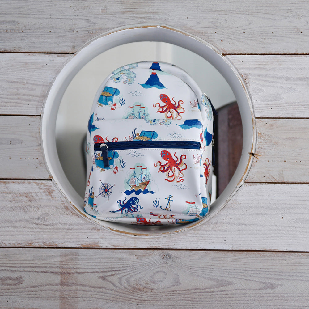 High Seas Print Raincoat