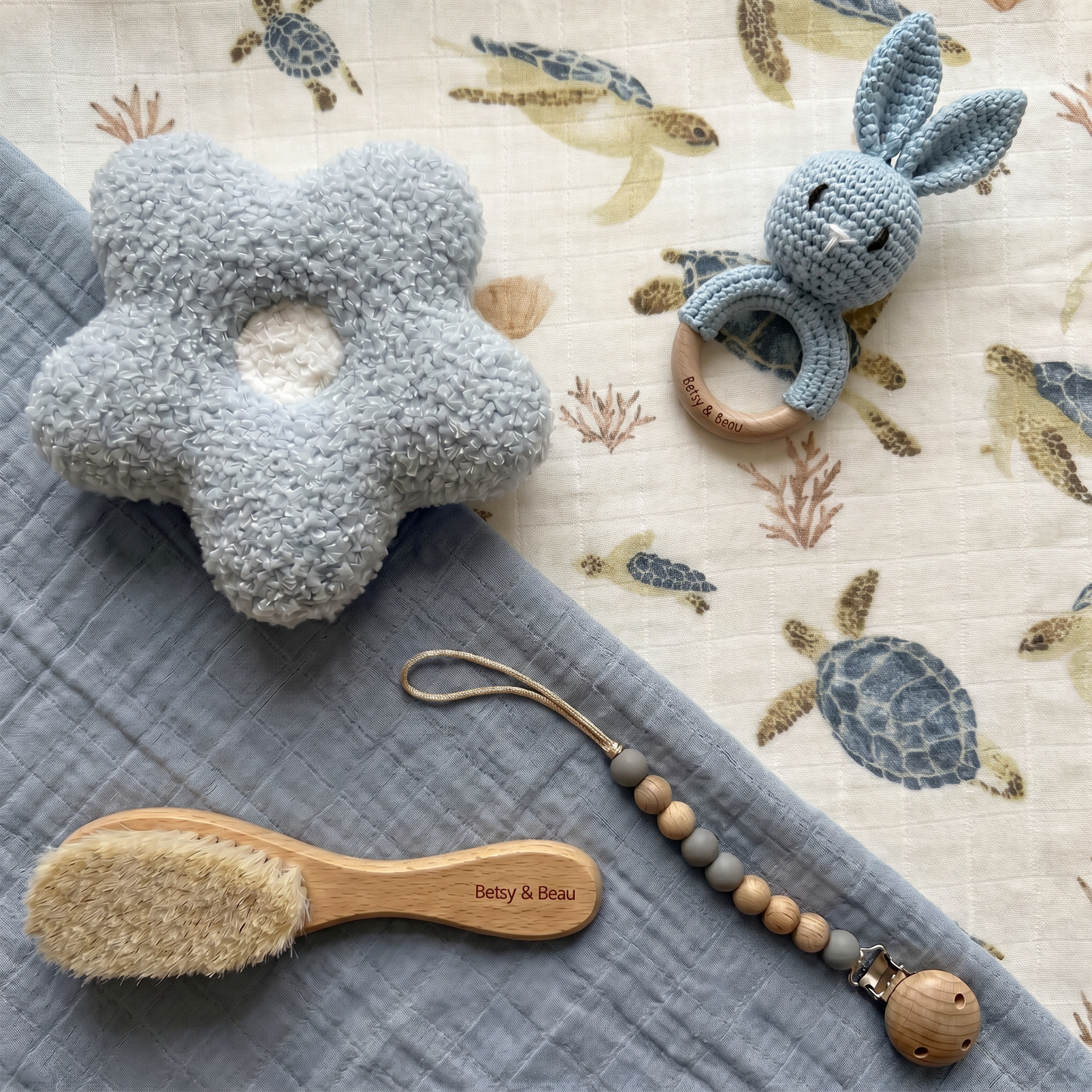 Personalised Ocean Dreams Gift Set - Newborn Gift Set - Luxuury Baby Box