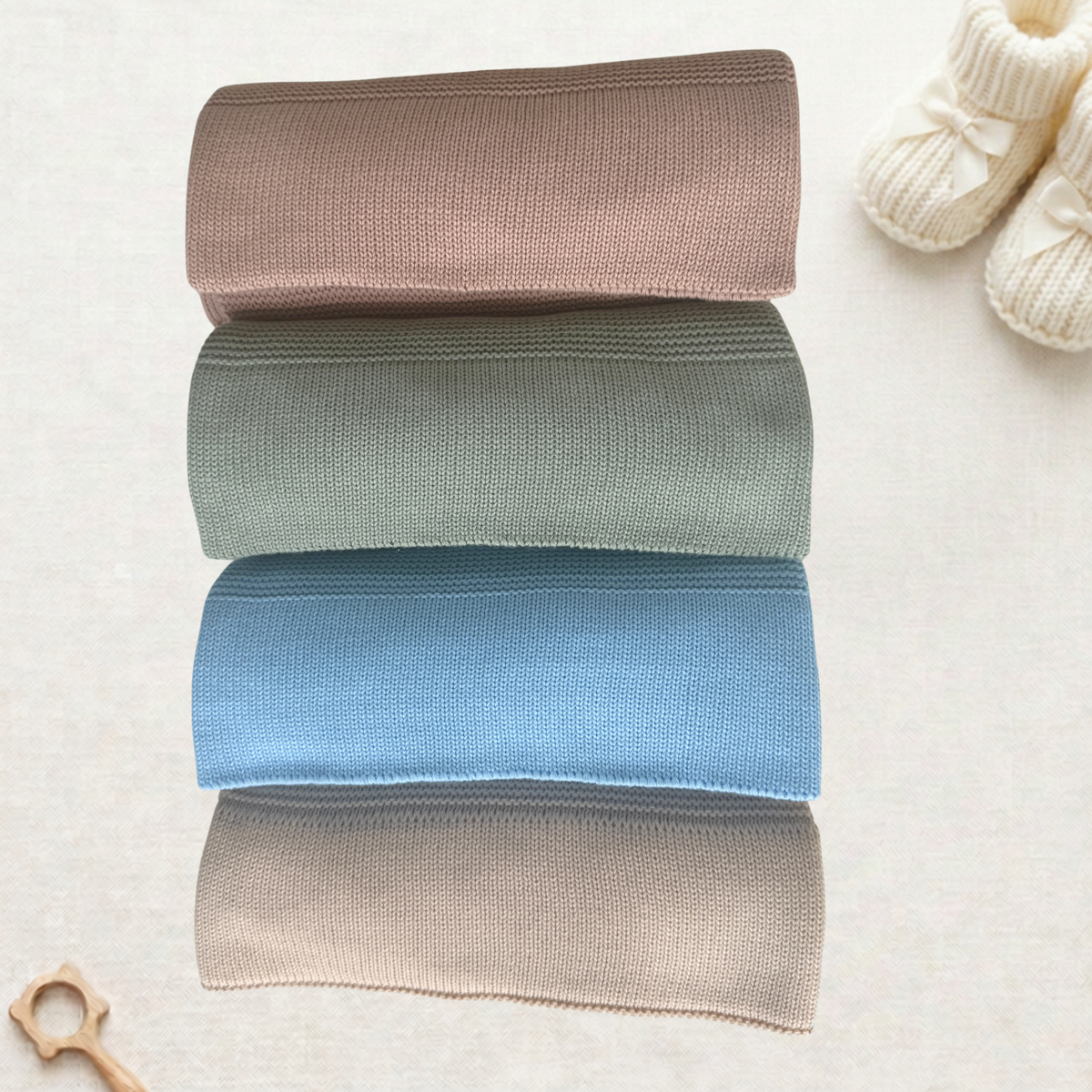 Arely - Personalised Organic Cotton Baby Blanket