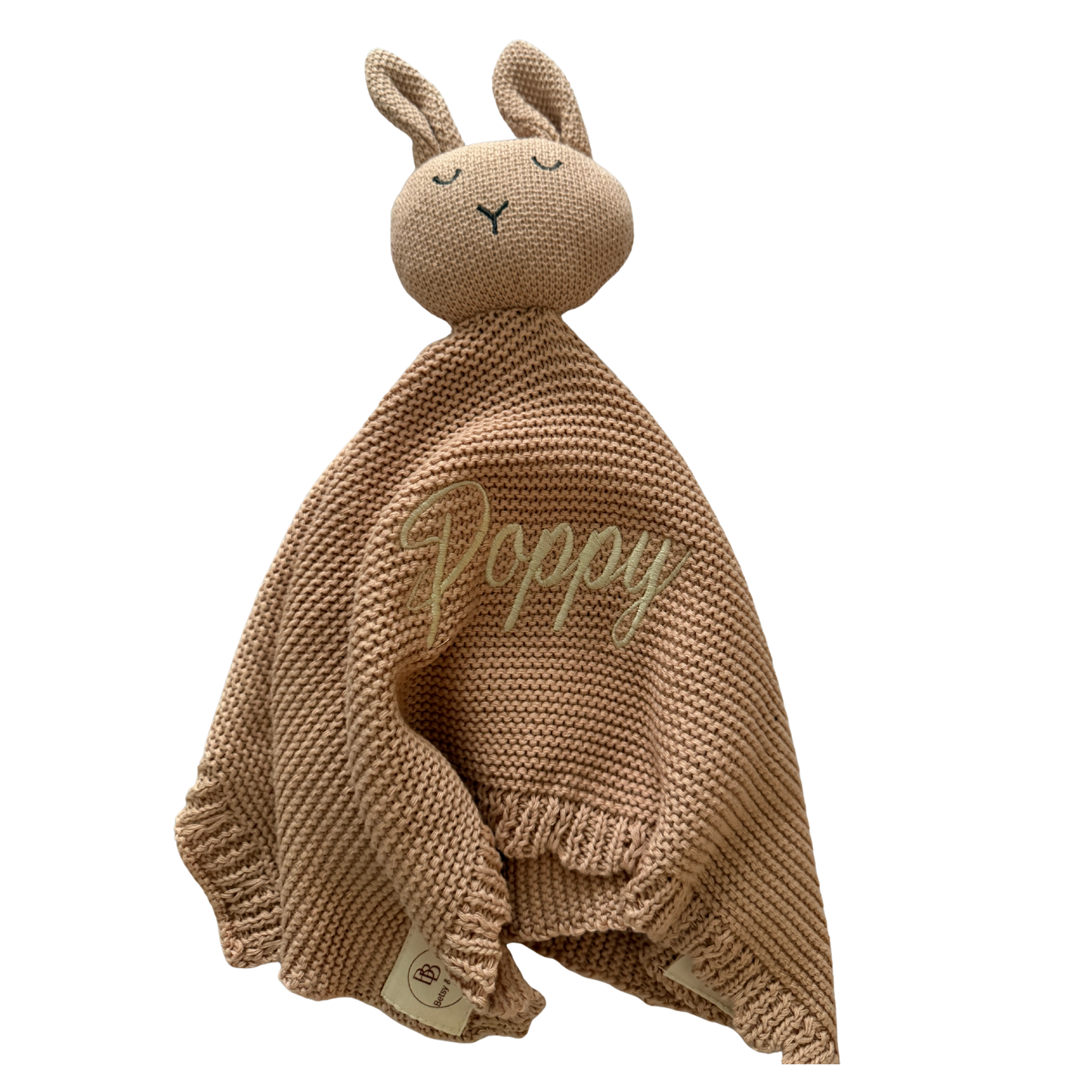 Arely - Organic Cotton Knitted Bunny Snuggler - Rose