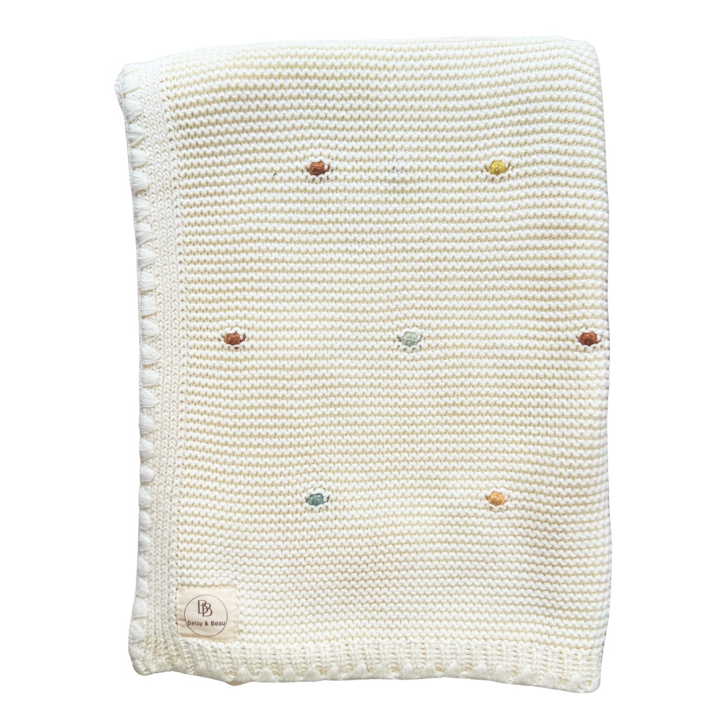 Dulce - Luxury Organic Cotton Blanket - Ivory