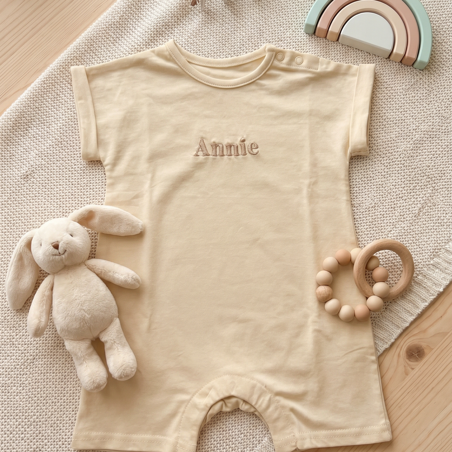 Organic Cotton Romper – Soft, Practical & Personalised -  Primrose