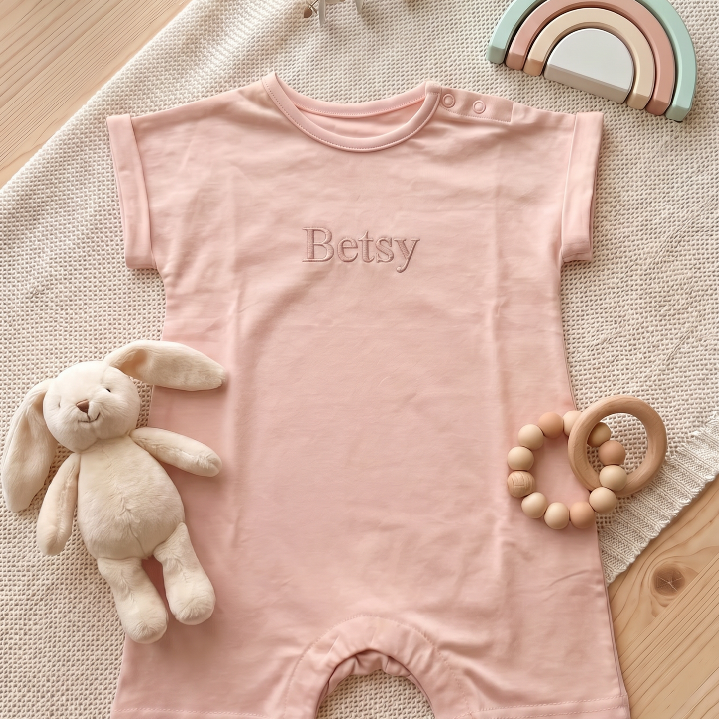 Organic Cotton Romper – Soft, Practical & Personalised -  Baby Blush