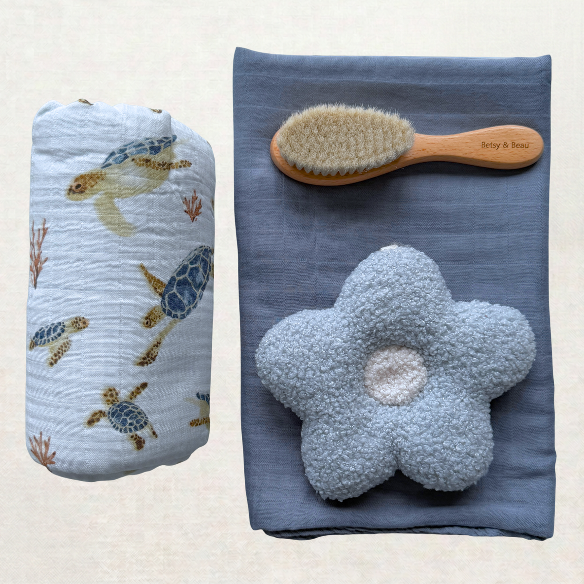 Personalised Ocean Dreams Gift Set - Newborn Gift Set - Luxuury Baby Box