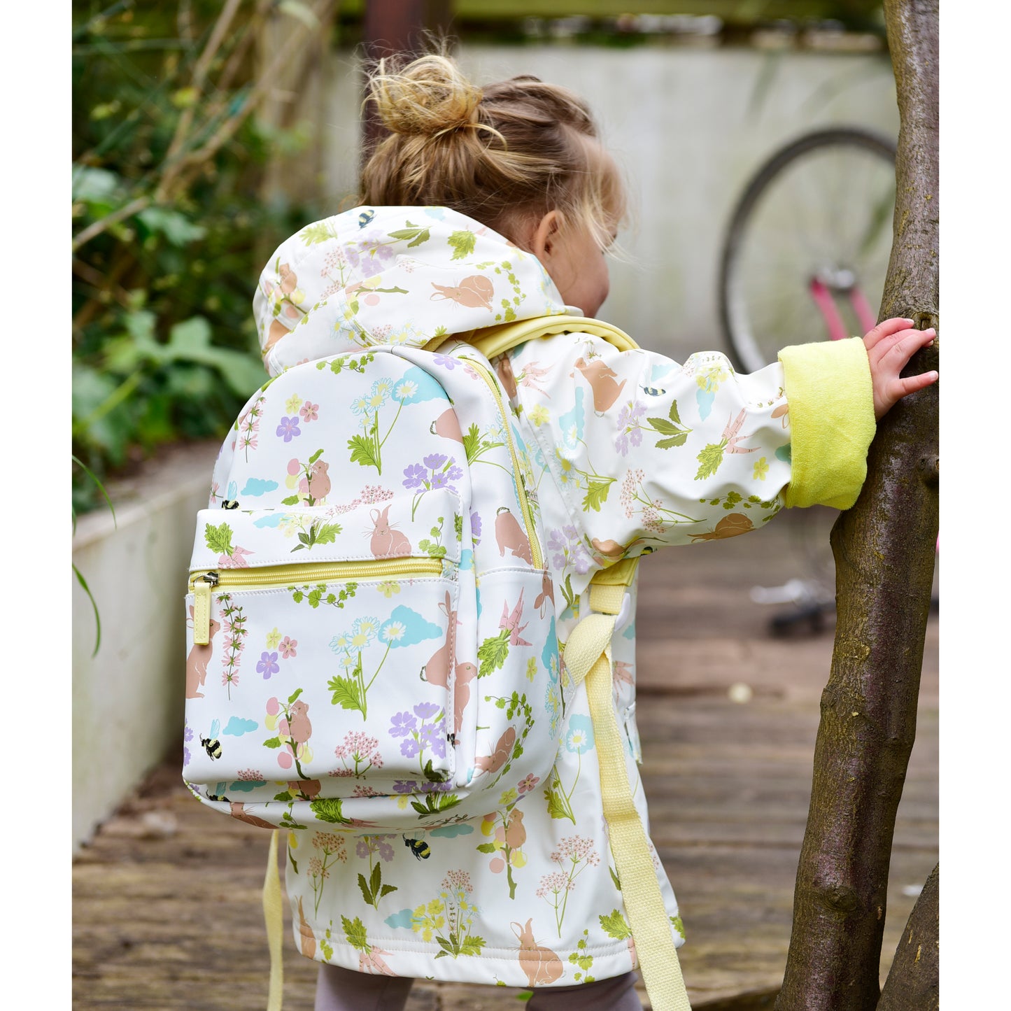 Meadow Print Raincoat - REDUCED