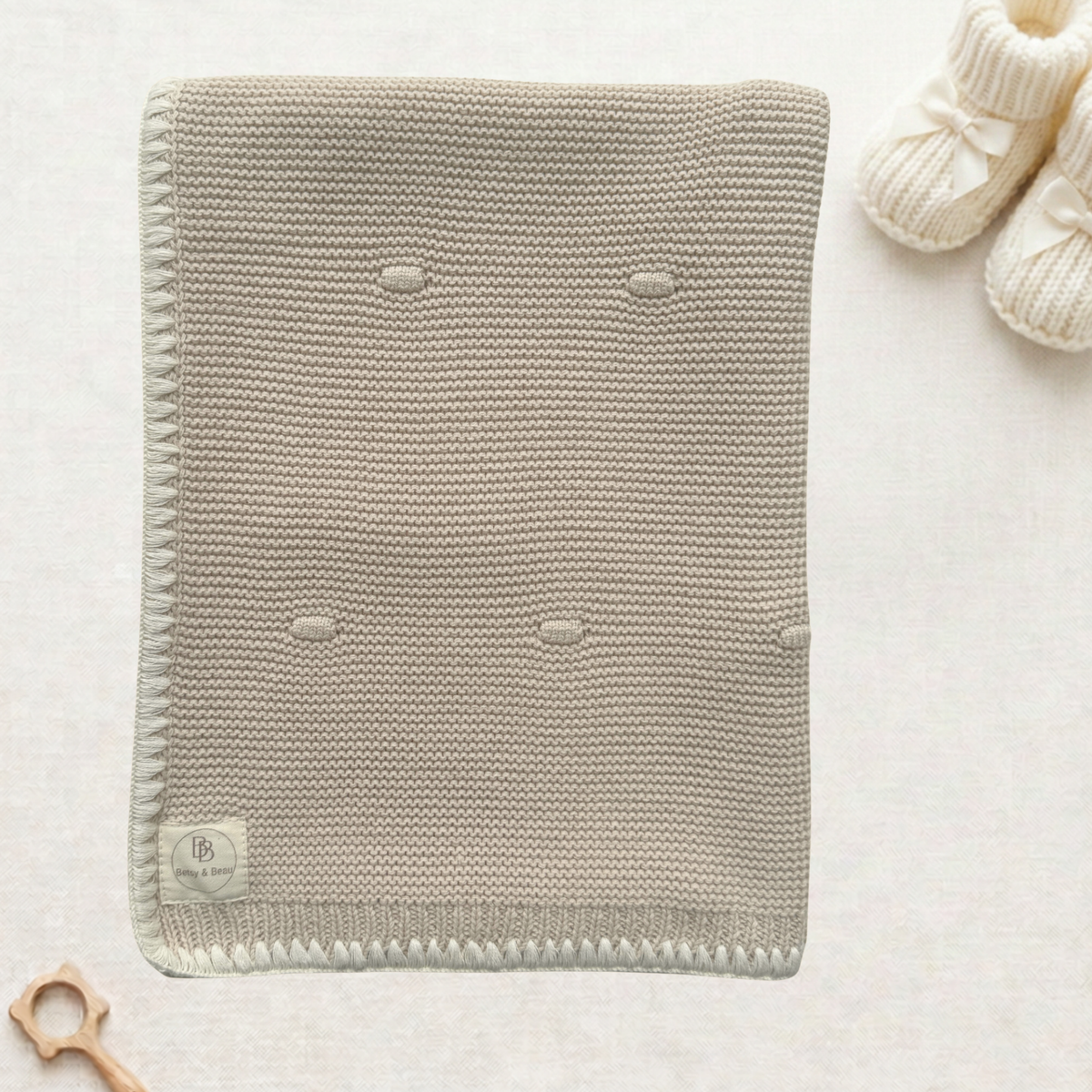 Ramona - Organic Cotton Knitted Blanket