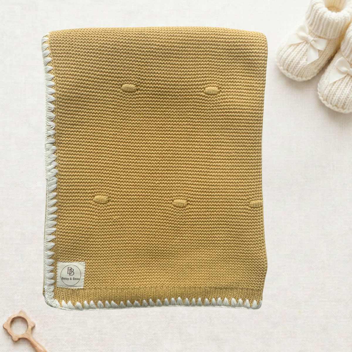 Ramona - Organic Cotton Knitted Blanket