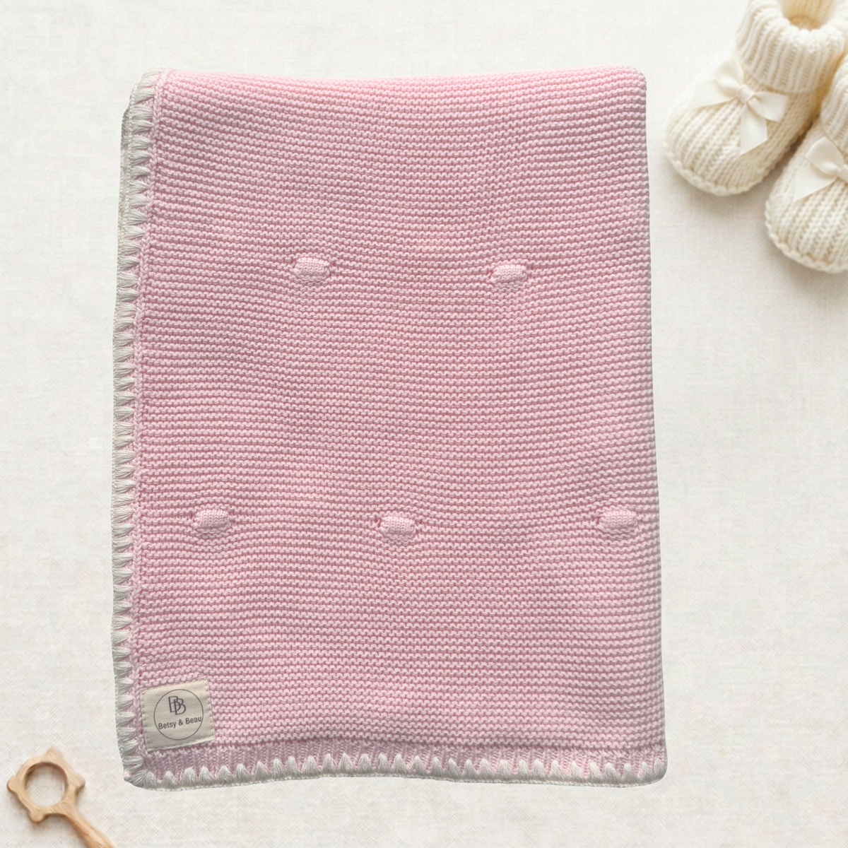 Ramona - Organic Cotton Knitted Blanket