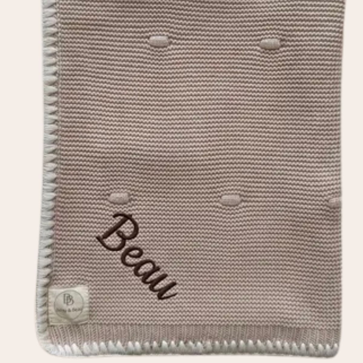 Ramona - Organic Cotton Knitted Blanket