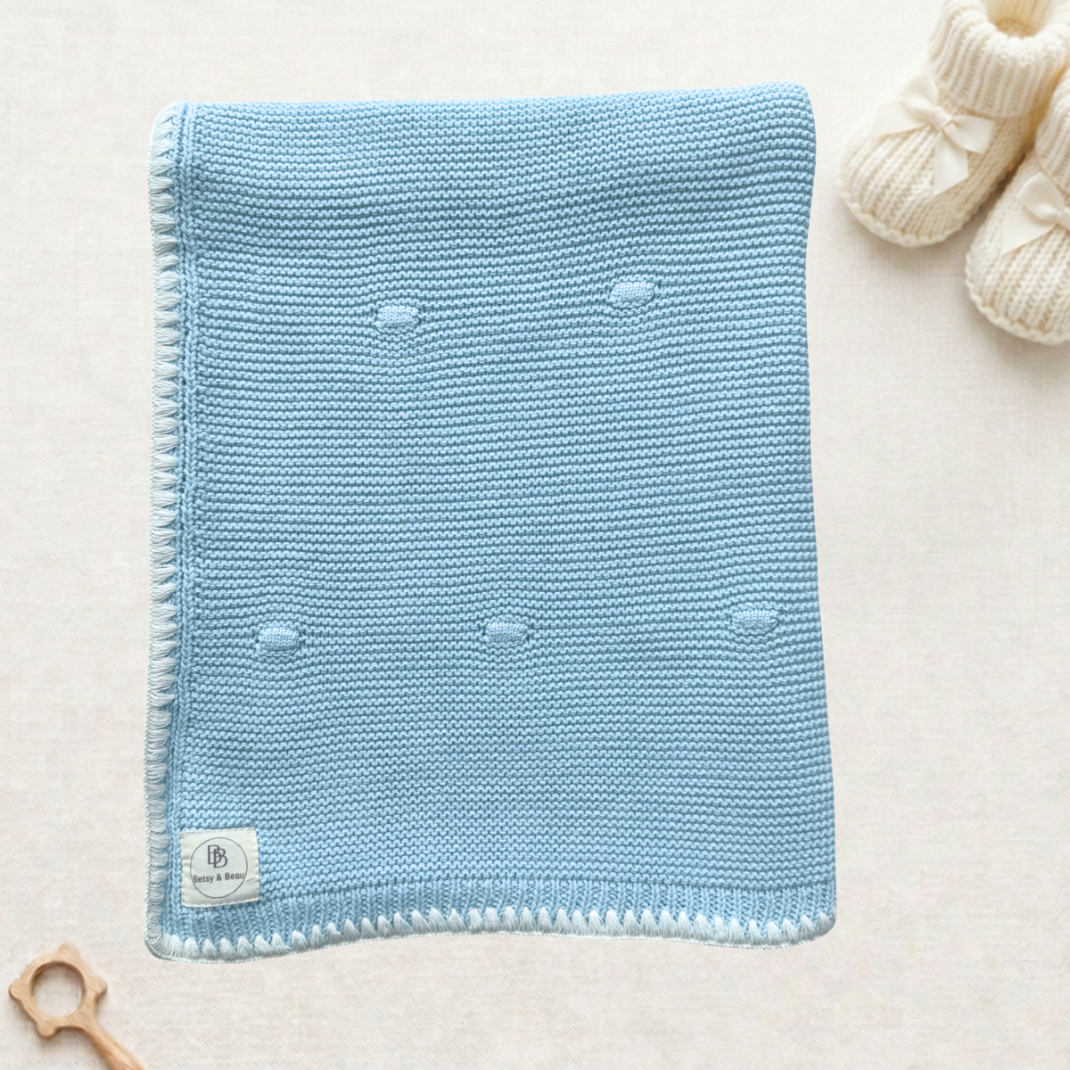 Ramona - Organic Cotton Knitted Blanket