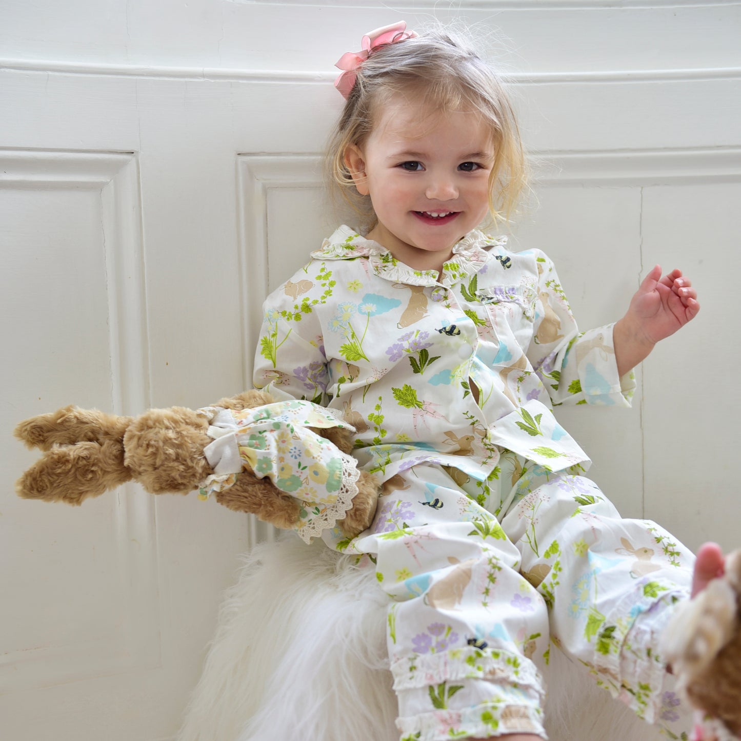 Meadow Print Traditional Cotton Pyjamas