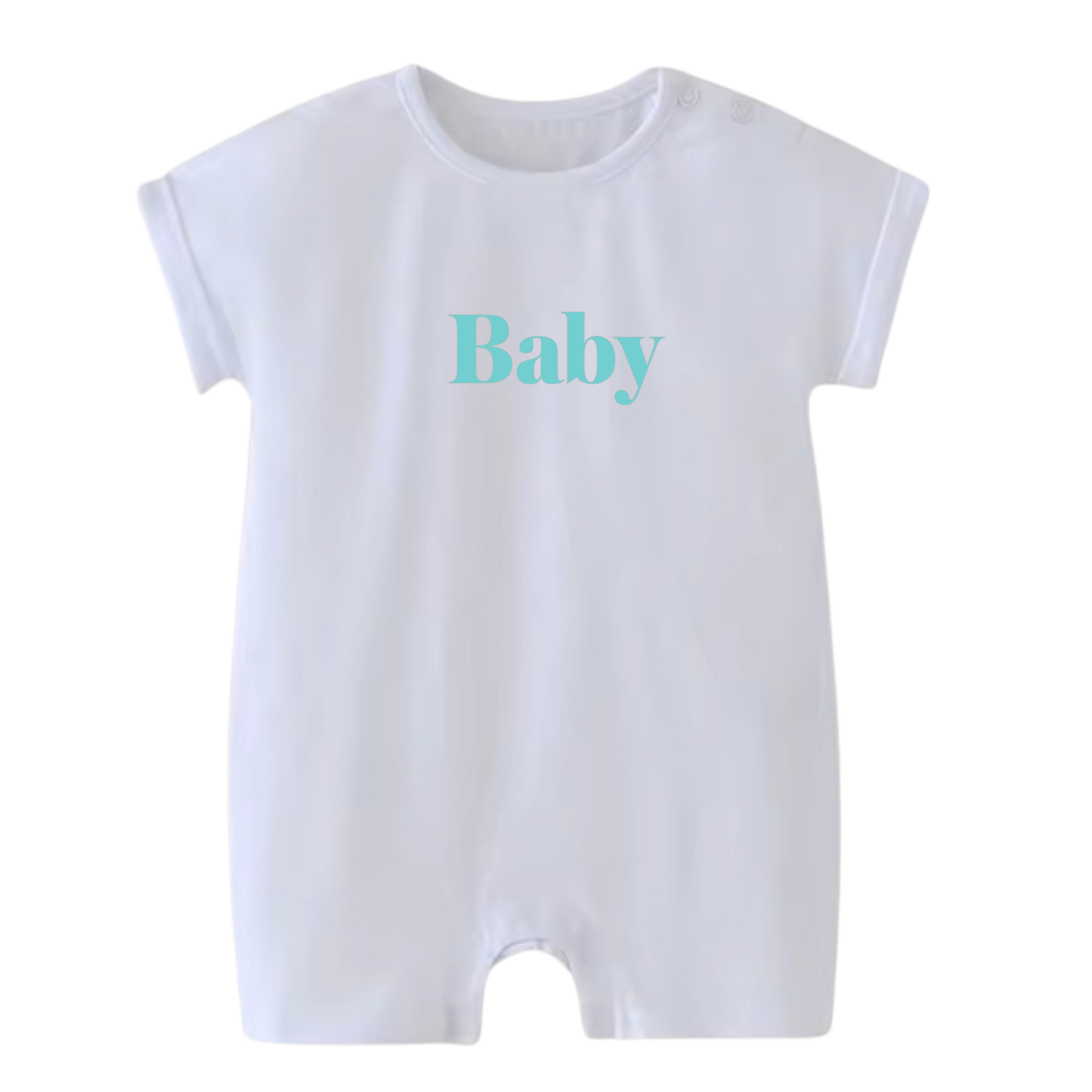 Organic Cotton Romper – Soft, Practical & Personalised -  Pearl